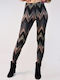 Frauen Lang Leggings Braun