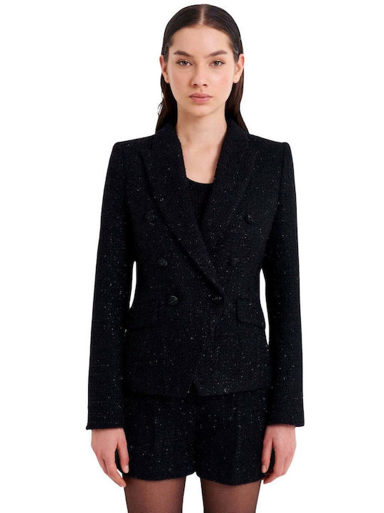 Vicolo Blazer pentru femei Sacou Negru