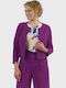 BelleFille Women's Blazer Magenta