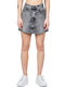 Denim Hoch tailliert Mini Rock Gray