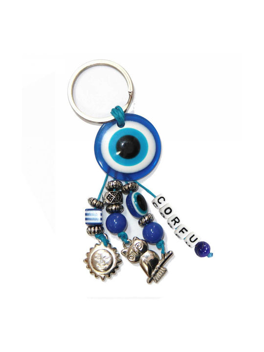 Kostibas Fashion Keychain Metalic Albastru