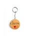 Wooden Art Handmade Keychain Wooden