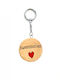 Wooden Art Handmade Wooden Keychain