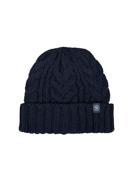 Stamion Knitted Beanie Cap Blue