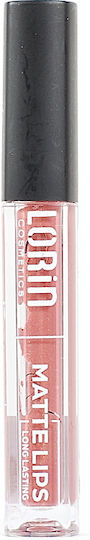 Lorin Liquid Lip Matte Luciu de buze Portocaliu 5ml