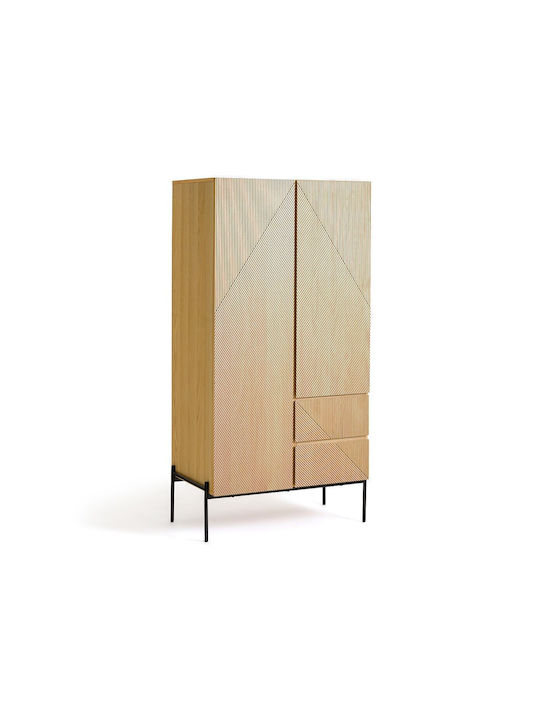 Doppeltür Kleiderschrank Lodge 95x57x184cm