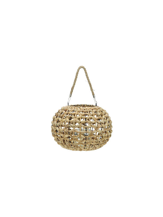 General Trade Φαναράκι Ξύλινο Μπεζ 35x35x24εκ.