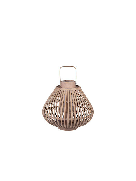 Broste Copenhagen Bamboo Lantern Beige 31.5x31.5x28cm