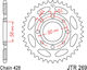 Racing Boy Rear Sprocket for Honda GTR 150