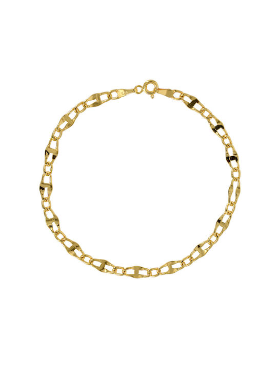 Tasoulis Jewellery Collection Silver Chain Hand Gold-plated