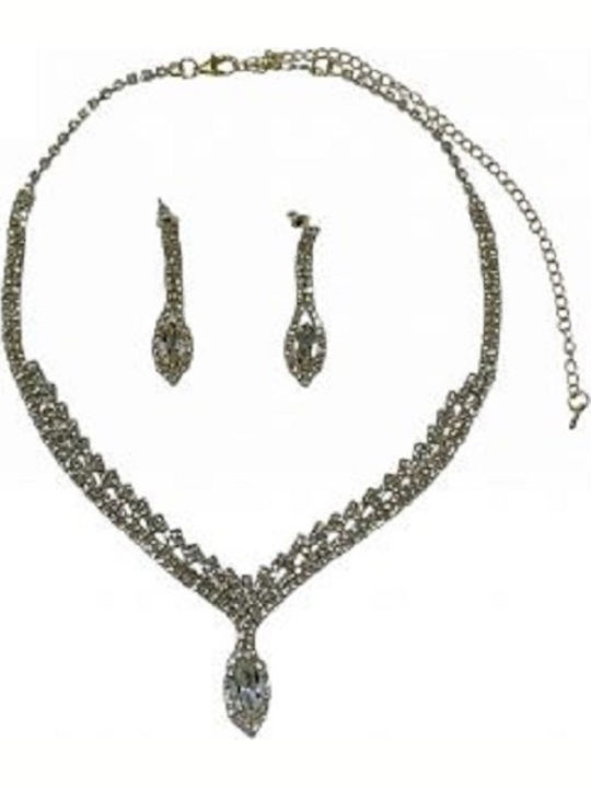 Kostibas Fashion Set de Bijuterii Din Aur