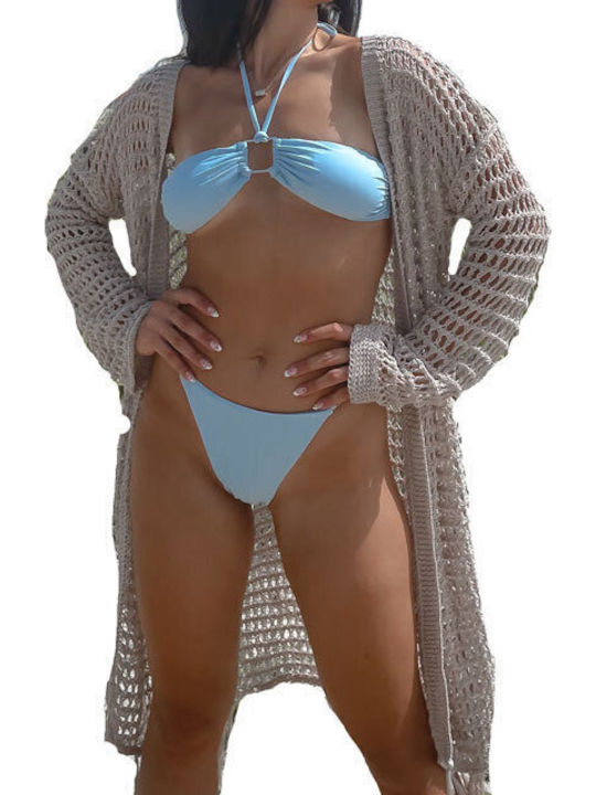 Chica Feminin Kimono de Plajă Bej