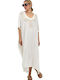 Potre Damen Kaftan Strand Gold
