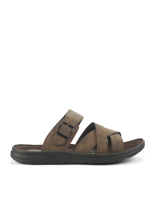 Fshoes Ανδρικά Σανδάλια σε Πράσινο Χρώμα