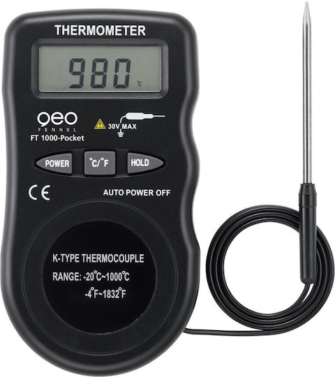 Geo Fennel Gmbh Ψηφιακός Μετρητής Θερμοκρασίας GEO-FEN-800420