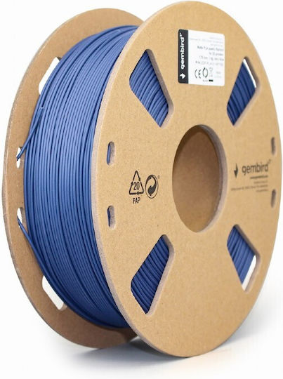 Gembird PLA 3D Printer Filament 1.75mm Dark Blue 1kg 1τμχ (Spool)