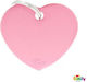 My Family Dog ID Tag Heart Pink Metallic Person...