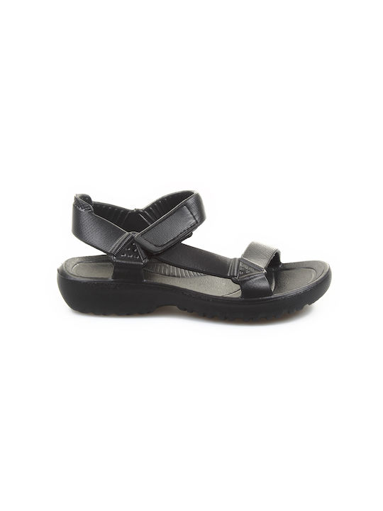 Fshoes Kinder Sandalen Schwarz