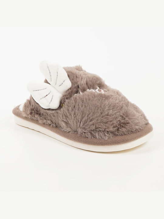 Piazza Shoes Girls Slippers Gray