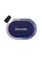 Newest Bath Mat Oval 58Y-2530 Purple 38x57cm