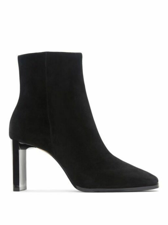 Aldo Women's Leather Ankle Boots Black