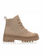 Wildleder Stiefeletten Damen Beige