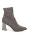Women's Ankle Boots with Medium Heel Gold