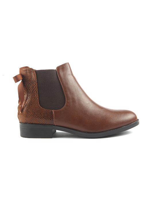 Fshoes Women's Ankle Boots Brown