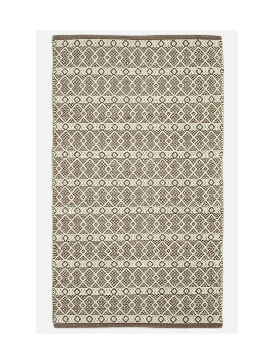 Koulis Carpets Σετ Καλοκαιρινά Χαλιά Κρεβατοκάμαρας Βαμβακερά Καφέ 0018-00001-070 3τμχ