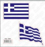 Infosign Αυτοκόλλητη Σημαία Αυτοκινήτου
