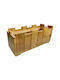 Planter Box 58x27cm in Brown Color 12LIT