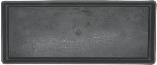 Atmosphera Teller Pflanzgefäß Kunststoff Gray 45x15cm 6412