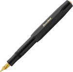 Kaweco CLASSIC Sport Stilou Extra Fine Negru din Plastic cu Negru Cerneală