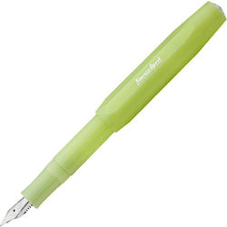 Kaweco FROSTED Sport Writing Pen Extra Broad Green with Green Ink