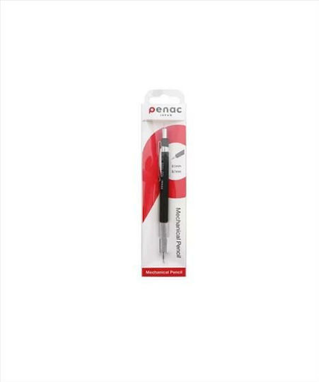 Penac Creion Mecanic Pentru Desenare Metalic 0.5mm Cu Radiergumă Negru