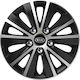 Versaco Car Hubcap Set Rapide NC with Kia Emblem 15" 4pcs Silver