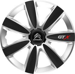 Versaco Car Hubcap Set GTX Carbon with Citroen ...