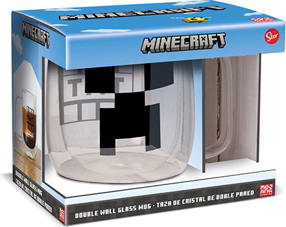 Stor Minecraft Κούπα Γυάλινη Διάφανη
