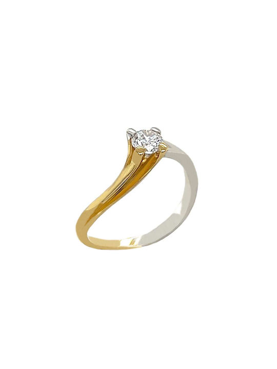 Xryseio Single Stone from Gold 14K