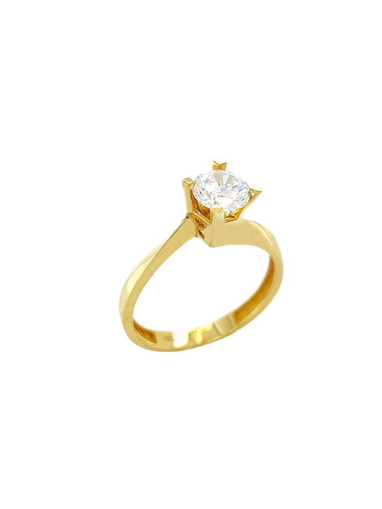 Xryseio Single Stone from Gold 14K