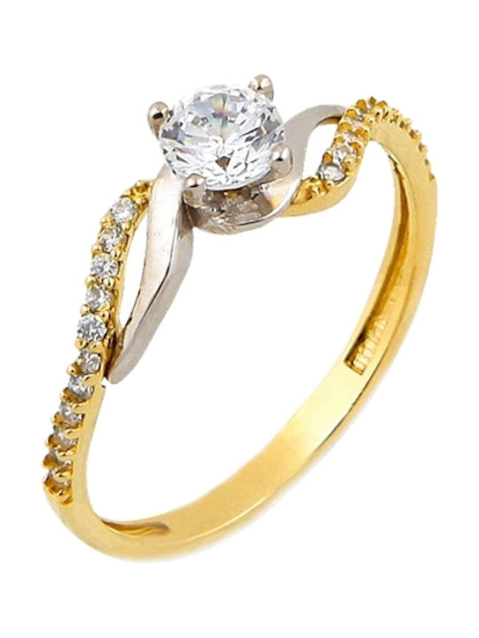 Tasoulis Jewellery Collection Единичен камък от Злато 14K