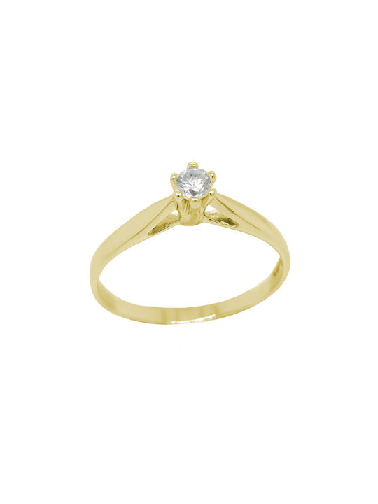 Mertzios.gr Single Stone from Gold 14K