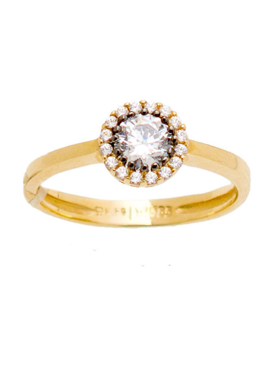 Kontopoulos Single Stone from Gold 14K