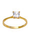 Kontopoulos Single Stone from Gold 14K