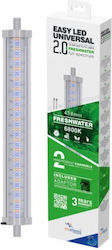 Aquatlantis Aquariumbeleuchtung mit LED-Lampe mit Weiß Licht 20W 43.8cm