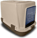 Cat Toilet Closed Beige L60xW38.5xH40.5cm