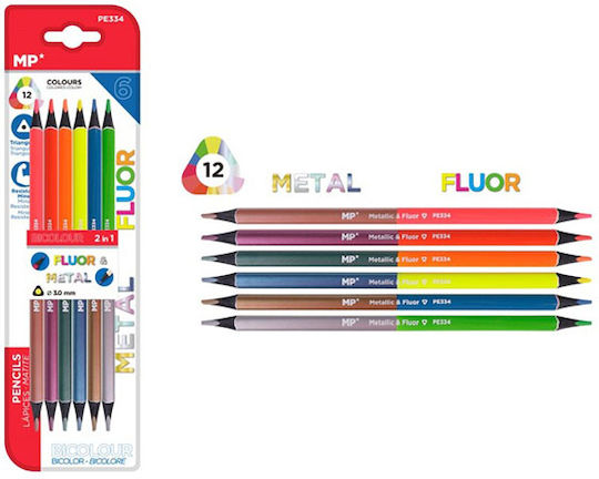 Madrid Papel Metal Set de creioane colorate 6buc Pachet de 1 ambalaje
