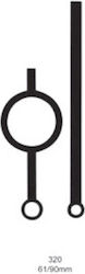 Art & Colour Clock Mechanism in Black Color