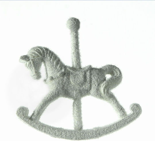 Ornament suspendat Căluț Alb