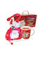 Chengxin Weihnachtliche Becher Mehrfarbig Weihnachtlich Becher Mehrfarbig mit Beutel & Lichtern